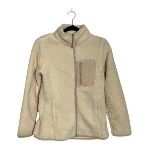 Amazon Essentials Tan Sherpa Full Zip Jacket Size‎ XS NWT NEW